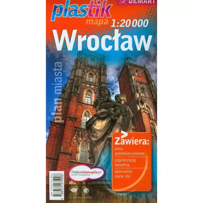 WROCŁAW PLAN MIASTA 1:20 000 - Demart WROCŁAW PLAN MIASTA 1:20 000 - Demart