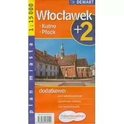 WŁOCŁAWEK PŁOCK +2 PLAN MIASTA 1 : 15 000 - Demart