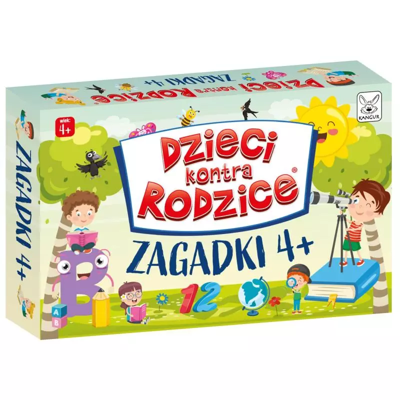 ZAGADKI GRA DZIECI KONTRA RODZICE 4+ - Kangur