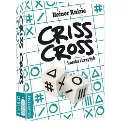 CRISS CROSS KOSTKA I KRZYŻYK GRA LOGICZNA 7+ - Egmont