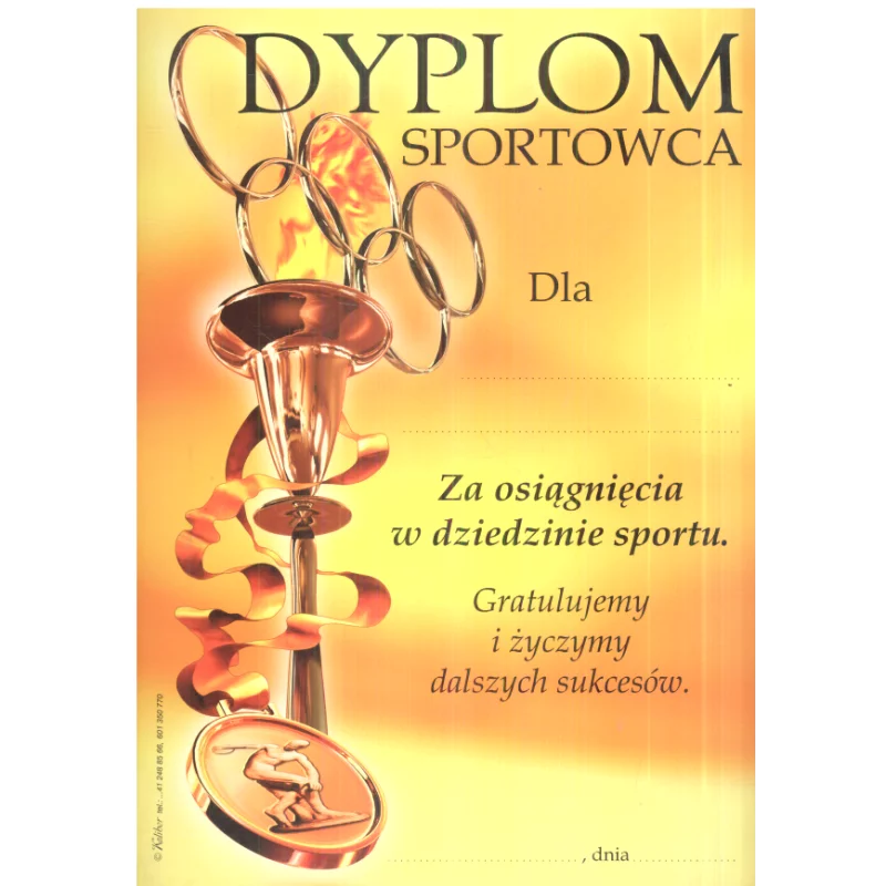 DYPLOM SPORTOWCA A4 - Panon