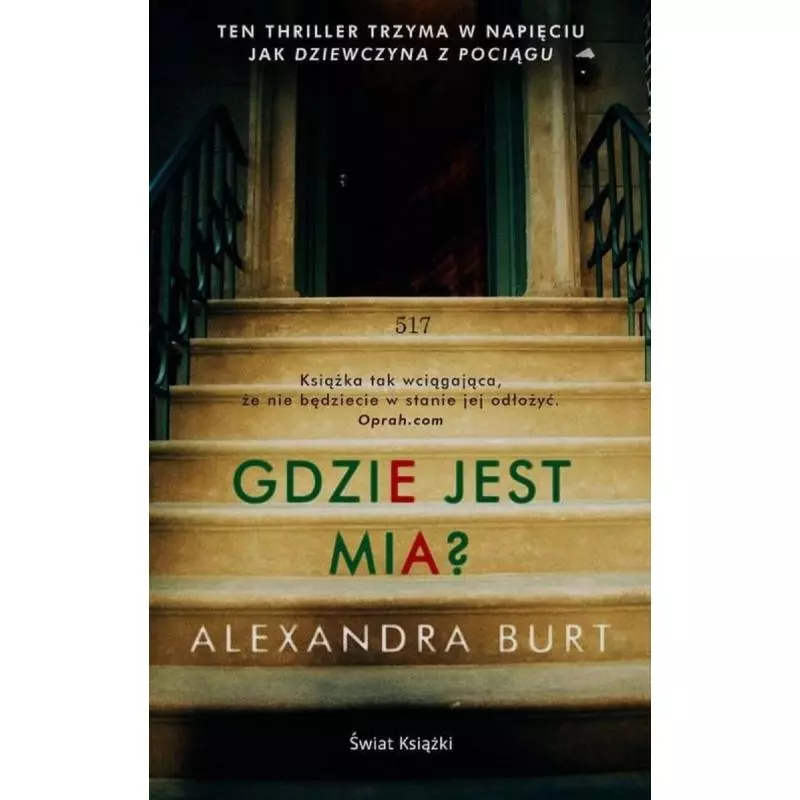 GDZIE JEST MIA Alexandra Burt - Świat Książki
