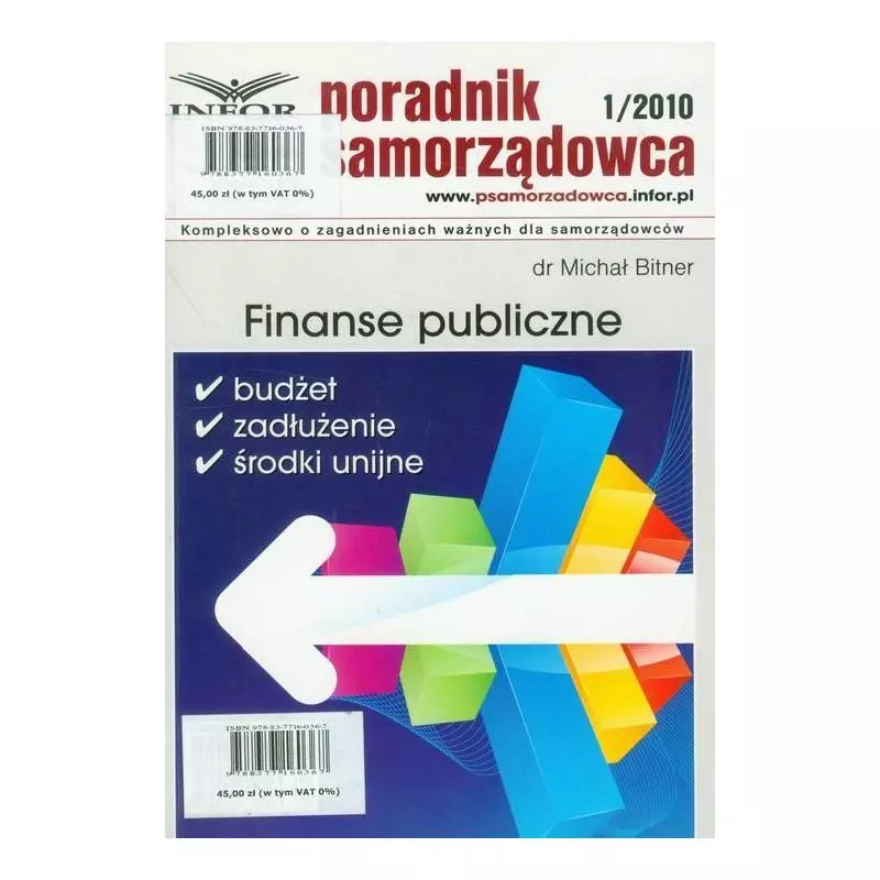 FINANSE PUBLICZNE PORADNIK SAMORZĄDOWCA 1/2010 Michał Bitner - Infor