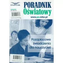 POZAPŁACOWE ŚWIADCZENIA DLA NAUCZYCIELI Anna Kos - Infor