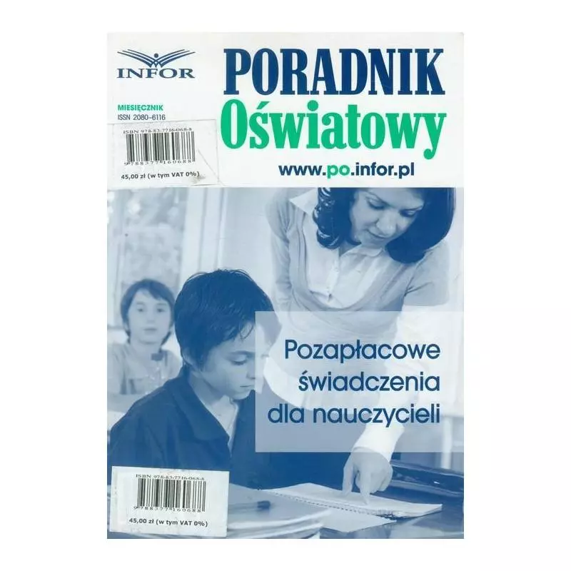 POZAPŁACOWE ŚWIADCZENIA DLA NAUCZYCIELI Anna Kos - Infor