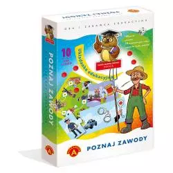 POZNAJ ZAWODY SOWA MĄDRA GŁOWA GRA EDUKACYJNA 5+ - Alexander