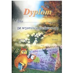 DYPLOM WZOROWA FREKWENCJA A4 - Panon