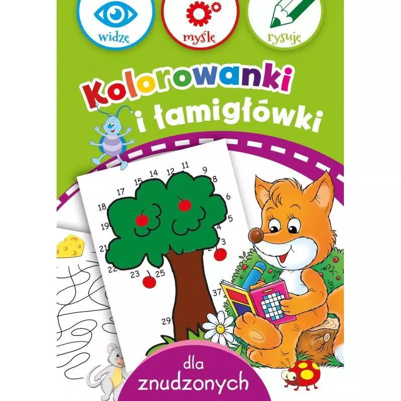 KOLOROWANKI I ŁAMIGŁÓWKI DLA ZNUDZONYCH - Olesiejuk