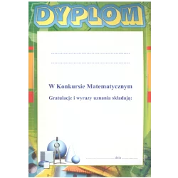 DYPLOM KONKURS MATEMATYCZNY A4 - Panon