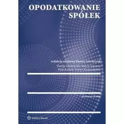 OPODATKOWANIE SPÓŁEK Hanna Litwińczuk - Wolters Kluwer