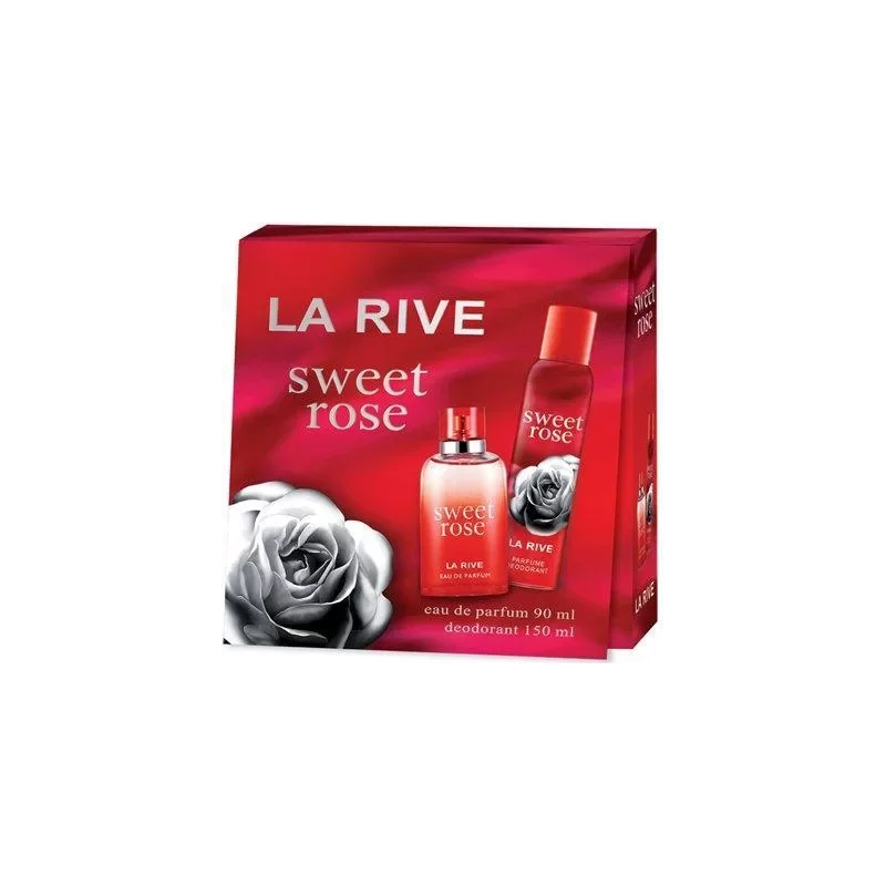LA RIVE SWEET ROSE WODA PERFUMOWANA 90ML + DEZODORANT 150ML ZESTAW - La Rive