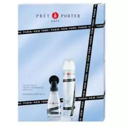 COTY PRET A PORTER WOMAN WODA TOALETOWA 50ML + DEZODORANT 200ML ZESTAW - Coty