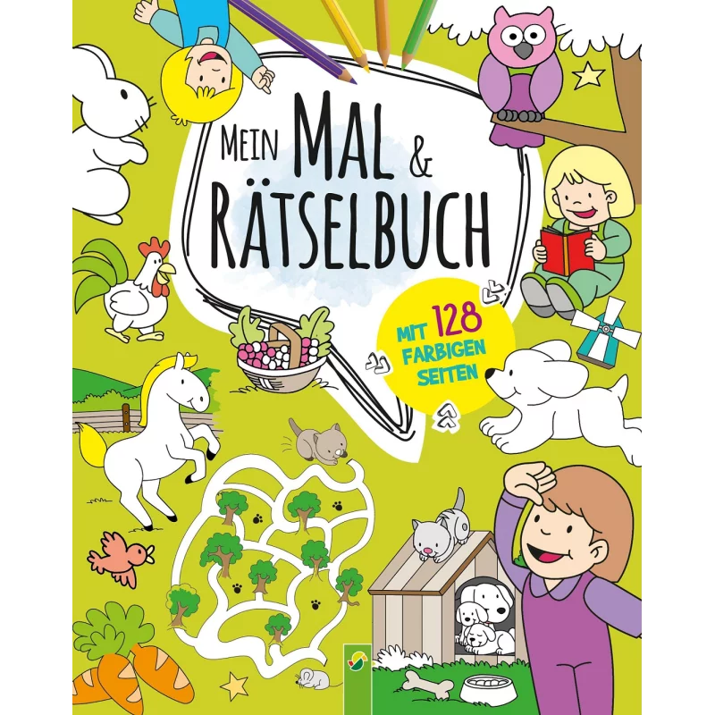 MEIN MAL & RATSELBUCH 4+ - Schwager & Steinlein