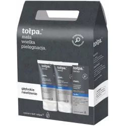 TOŁPA MEN HYDRO ŻEL DO MYCIA 70ML + BALSAM 125ML + ŻEL NAJWILŻAJĄCY 150ML - Tołpa.