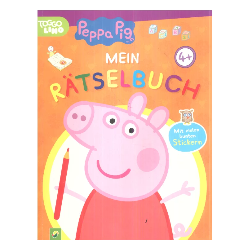 PEPPA PIG MEIN RATSELBUCH 4+ - Schwager & Steinlein