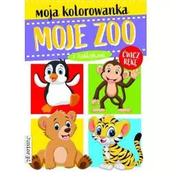 MOJE ZOO MOJA KOLOROWANKA Z NAKLEJKAMI - Books & Fun