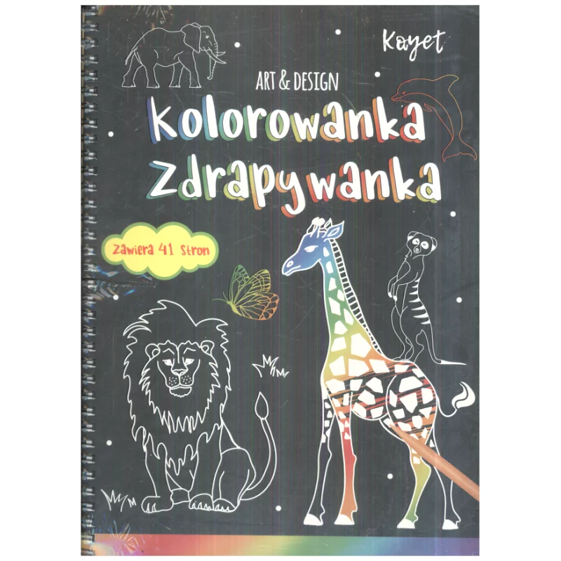 KOLOROWANKA ZDRAPYWANKA - Kayet