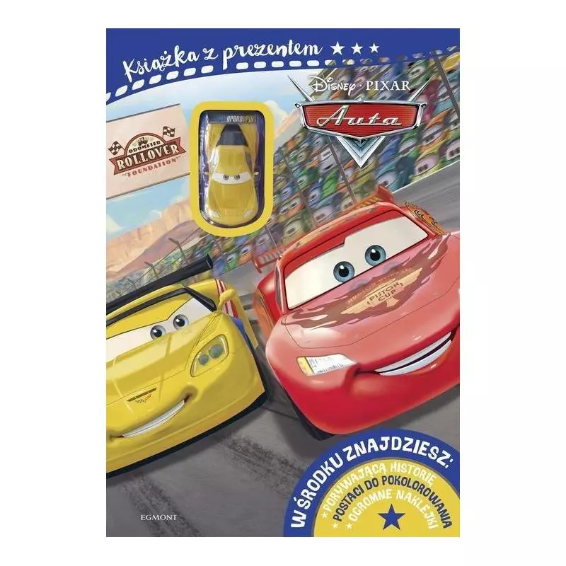 DISNEY PIXAR AUTA KSIĄŻKA Z PREZENTEM - Egmont DISNEY PIXAR AUTA KSIĄŻKA Z PREZENTEM - Egmont
