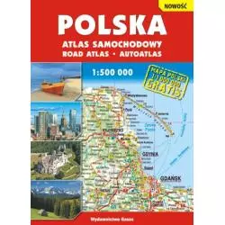 POLSKA. ATLAS SAMOCHODOWY 1:500 000 - Gauss