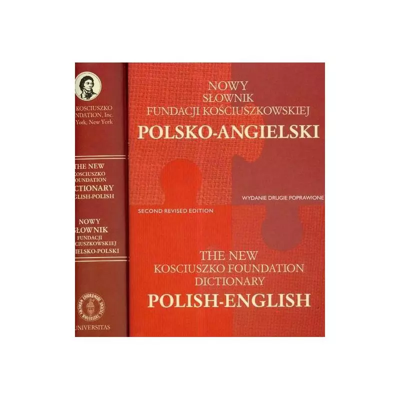 NOWY SŁOWNIK FUNDACJI KOŚCIUSZKOWSKIEJ POLSKO-ANGIELSKI ANGIELSKO-POLSKI + CD - Universitas