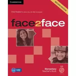 FACE2FACE ELEMENTARY TEACHERS BOOK + DVD Chris Redston, Jeremy Day, Gillie Cunningham - Cambridge University Press