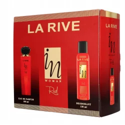LA RIVE IN WOMAN RED WODA PERFUMOWANA 100ML + DEZODORANT 150ML - La Rive