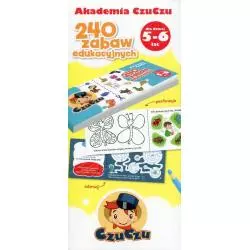 AKADEMIA CZUCZU 240 ZABAW EDUKACYJNYCH DLA DZIECI 5-6 LAT - Bright Junior Media