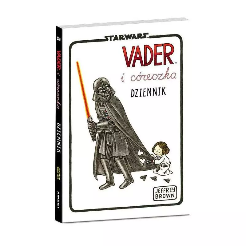 STAR WARS VADER I CÓRECZKA DZIENNIK Jeffrey Brown 7+ - Ameet