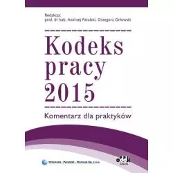 KODEKS PRACY 2015 KOMENTARZ DLA PRAKTYKÓW Andrzej Patulski, Grzegorz Orłowski - ODDK