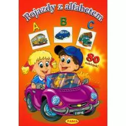 POJAZDY Z ALFABETEM 80 NAKLEJEK - Pasja