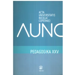 ACTA UNIVERSITATIS NICOLAI COPERNICI PEDAGOGIKA XXV Władysława Szulakiewicz - Wydawnictwo Naukowe UMK