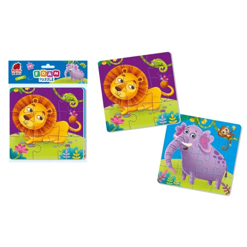 ZOO PUZZLE PIANKOWE 2W1 24 ELEMENTY 3+ - Roter-Kafer
