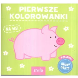 NA WSI PIERWSZE KOLOROWANKI NAKLEJKI GRUBY OBRYS - Trele