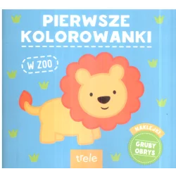 W ZOO KOLOROWANKI NAKLEJKI GRUBY OBRYS - Trele