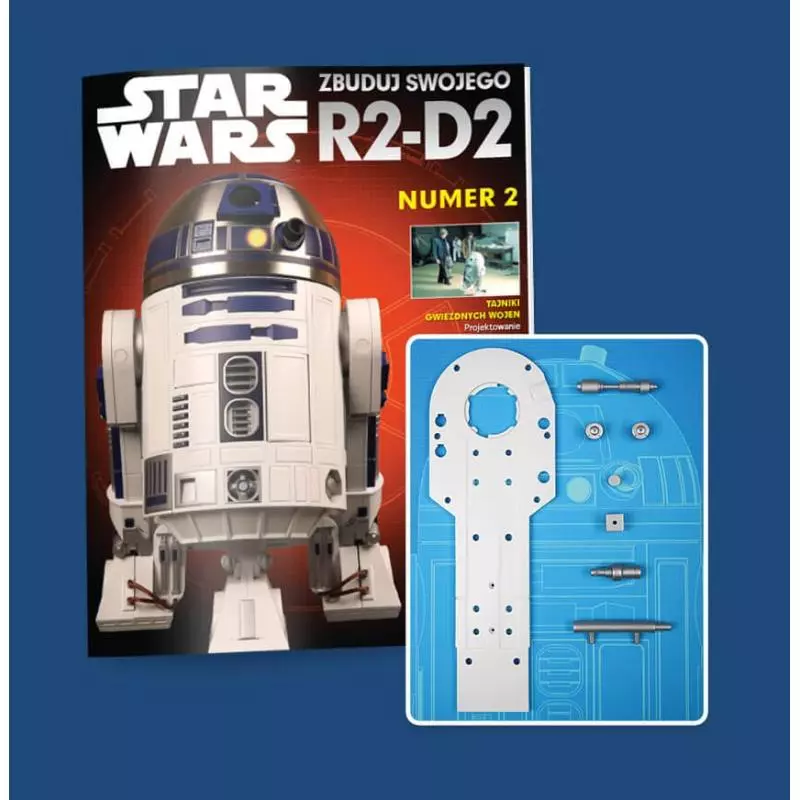 STAR WARS ZBUDUJ R2-D2 KOLEKCJA DE AGOSTINI ZESZYT NR 2 + ELEMENTY MODELU - De Agostini