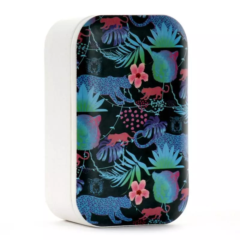 LUNCH BOX NEON JUNGLE 6.5 X 19 X 12.5 CM - Panon