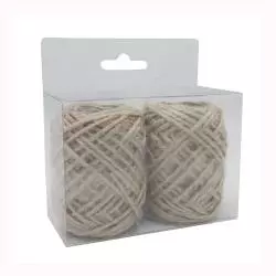 SZNURKI OZDOBNE NATURALNE 2SZT. 10M - Panon