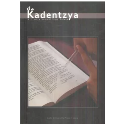 DE KADENTZYA VOL 1/2009 A LITERARY JOURNAL FROM POLAND - Yale University Press