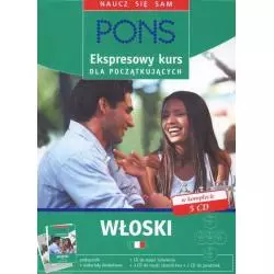 WŁOSKI EKSPRESOWY KURS DLA POCZĄTKUJĄCYCH 5 X CD - LektorKlett