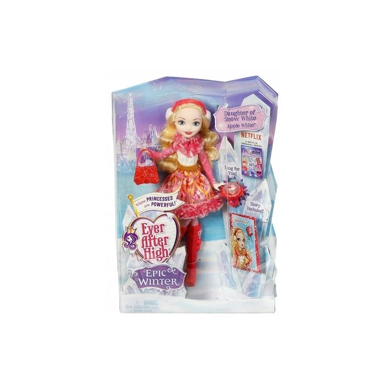 APPLE WHITE ZIMA WSZECH BAŚNI LALKA EVER ARTER HIGH 6+ - Mattel