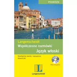 WSPÓŁCZESNE ROZMÓWKI + CD JĘZYK WŁOSKI Magdalena Sasorska - Langenscheidt