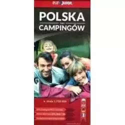 POLSKA MAPA CAMPINGÓW 1:750 000 - Eurographics Puzzle