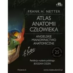 ATLAS ANATOMII CZŁOWIEKA ANGIELSKIE MIANOWNICTWO ANATOMICZNE Frank H. Netter - Edra Urban & Partner
