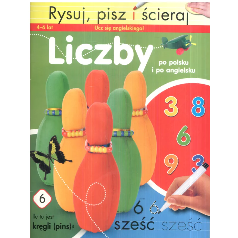 LICZBY RYSUJ PISZ I ŚCIERAJ - Egmont