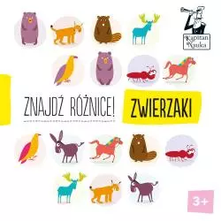 ZNAJDŹ RÓŻNICE ZWIERZAKI 3+ KAPITAN NAUKA - Edgard