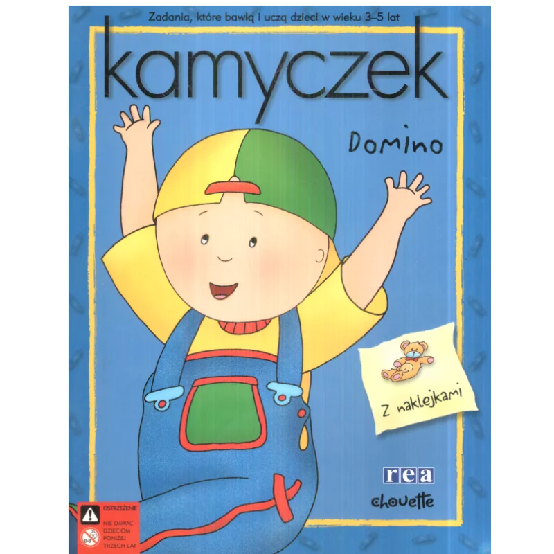 KAMYCZEK DOMINO ZADANIA Z NAKLEJKAMI 3-5 LAT Jeannine Beaulieu - Rea