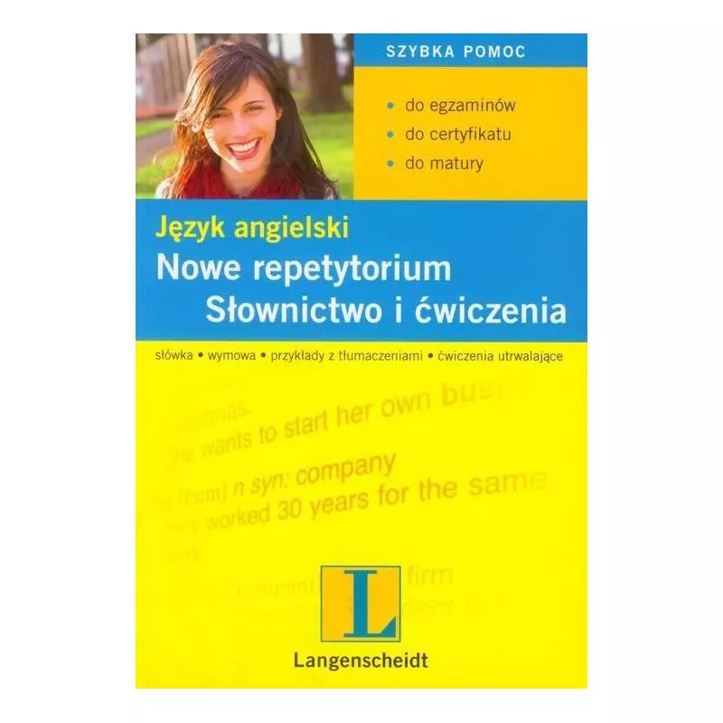 JĘZYK ANGIELSKI NOWE REPETYTORIUM SŁOWNICTWO I ĆWICZENIA - Langenscheidt