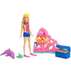 BARBIE DOLPHIN MAGIC LALKA I SKARBY OCEANU 3+ - Mattel