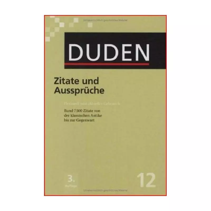 DUDEN BAND 12 ZITATE UND AUSSPRUCHE - Penguin Books