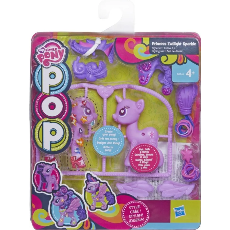 KSIĘŻNICZKA TWILIGHT SPARKLE MODNE KUCYKI FIGURKA 7CM MY LITTLE PONY POP 4+ - Hasbro